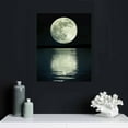 thumbnail image 5 of RUIYC Canvas Wall Art Prints Moon Pictures Printed on Canvas Black and White Wall Stretched Artwork for Home Office Decorations, 5 of 5