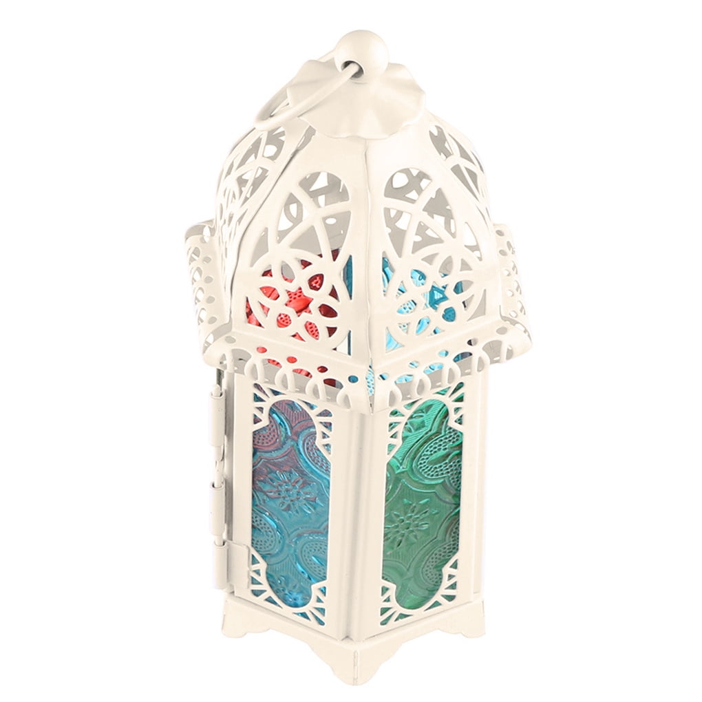 Moroccan Hanging Candle Lanterns Candlestick Decor Home Wedding White Cafe 
