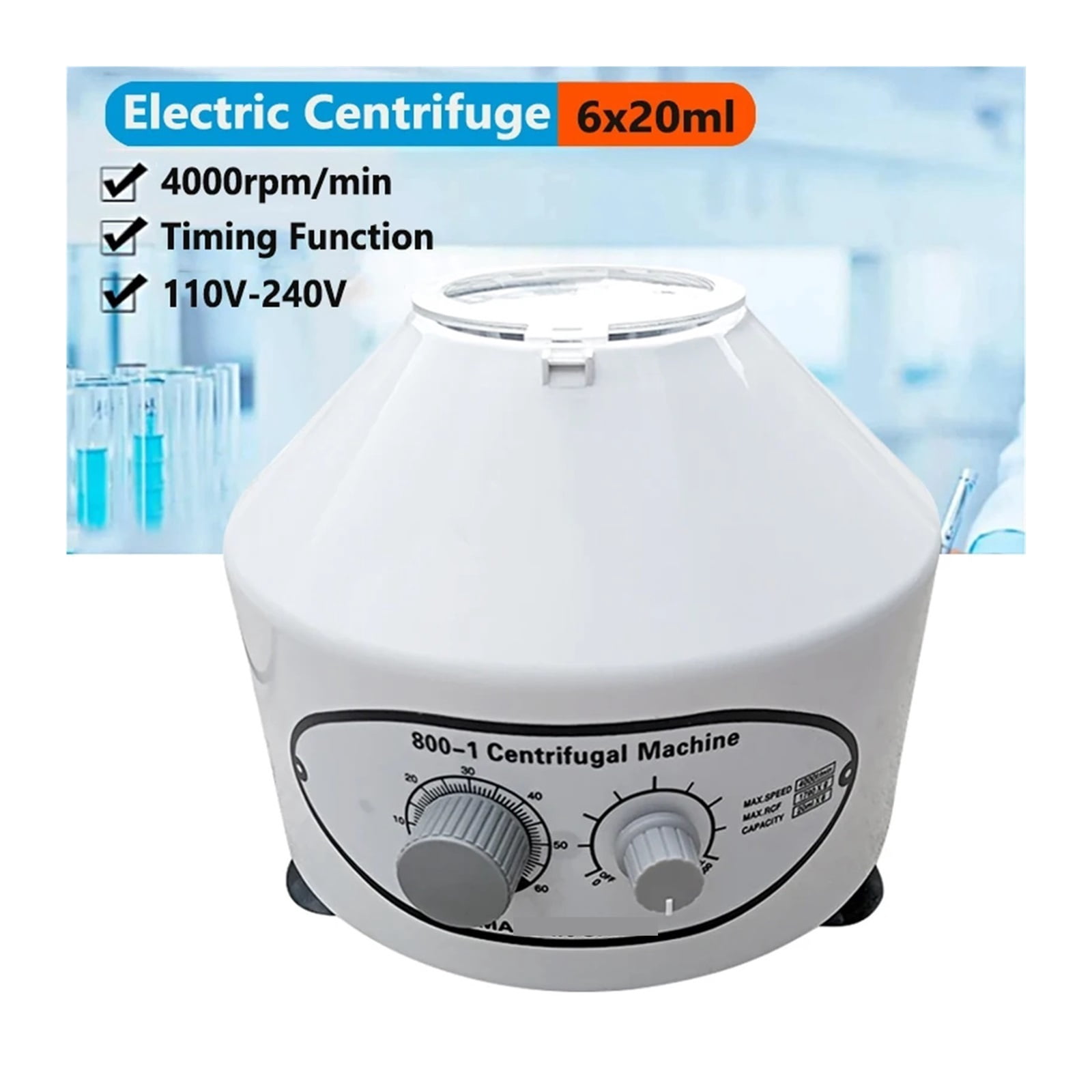 4000rpm Timing Function Electric Laboratory Centrifuge Medical Practice Machine Prp Isolate Serum Centrifuge Tube
--------
,Strong Power