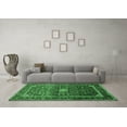 thumbnail image 3 of Ahgly Company Indoor Round Medallion Emerald Green Traditional Area Rugs, 8' Round, 3 of 4