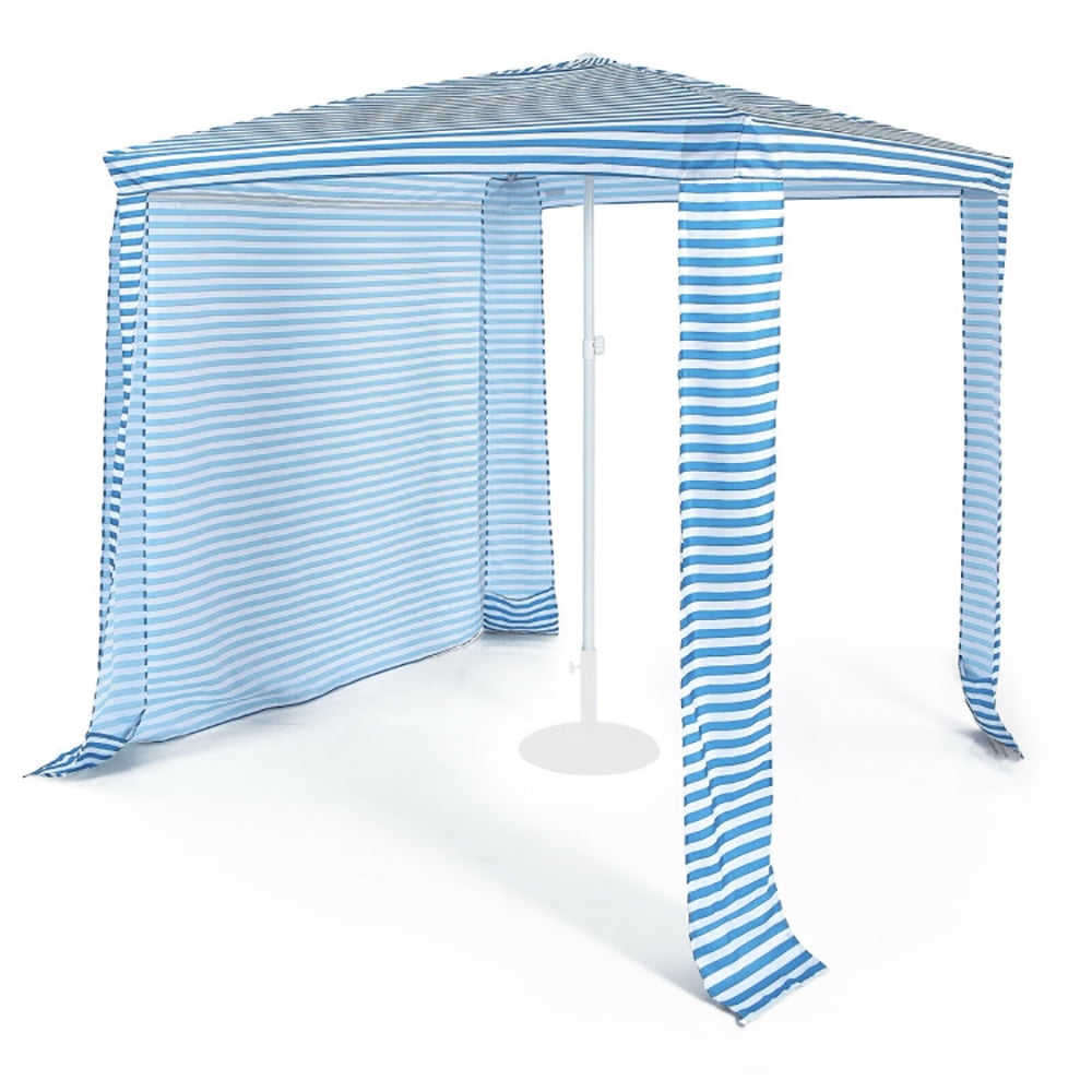 Aimee Lii 6.6 x 6.6 Feet Foldable and Easy-Setup Beach Canopy With Carry Bag, Backyard Canopy Gazebo for Party Wedding BBQ Events, Blue Aimee Lii 6.6 x 6.6 Feet Foldable and Easy-Setup Beach Canopy With Carry Bag, Backyard Canopy Gazebo for Party Wedding BBQ Events, Blue