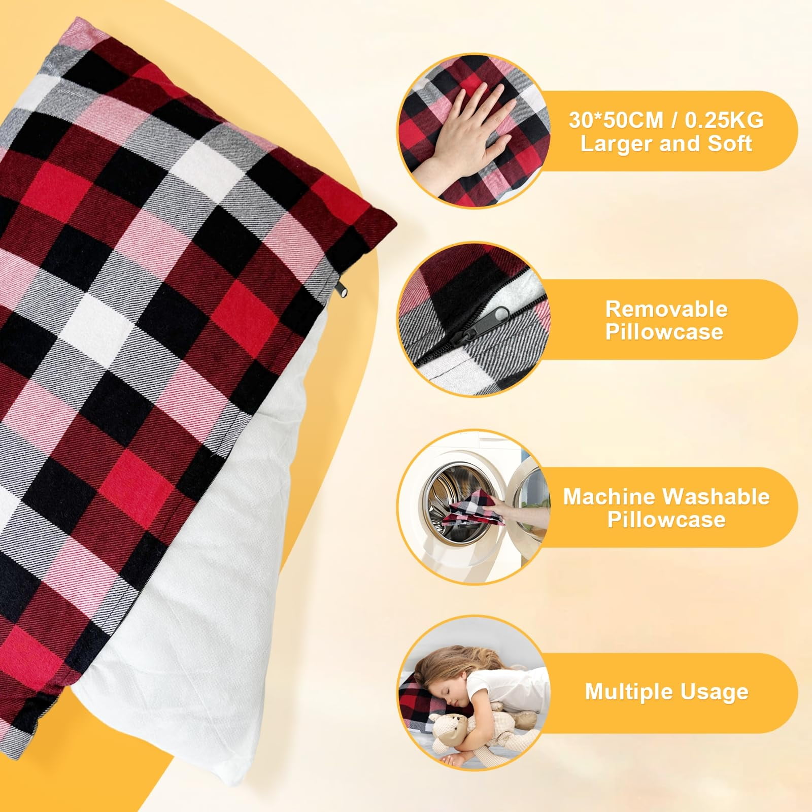 Flannel Sleeping Bag Cotton 0 Degree Cold Weather for Adults XXL Sleeping Bag 4 Season Big and Tall with Pillow Compression Sack (Right Zipper)