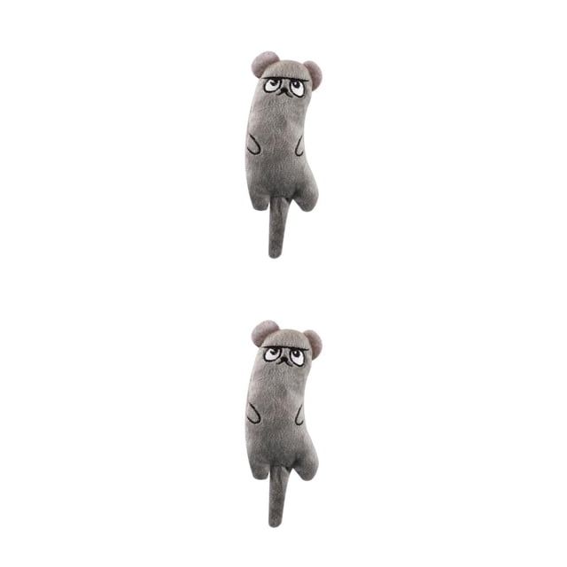 Juguetes interactivos para gatos Methold de felpa con hierba gatera 10.5X5.5X3.5CM