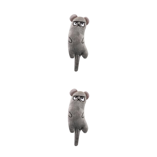 Juguetes interactivos para gatos Methold de felpa con hierba gatera 10.5X5.5X3.5CM