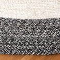 thumbnail image 3 of Safavieh Natural Fiber Jessika Bordered Area Rug, Black/Ivory, 6' x 6' Round, 3 of 7