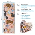 thumbnail image 2 of Dachshund and Flower Hot Yoga Mat Towel Non Slip for Hot Yoga - Quick-Drying Yoga Mat Cover with 4 Corner Pockets with Travel Bag - Hot Yoga Towel Non Slip 74"x26", 2 of 6
