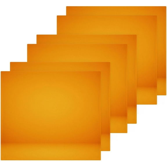 Coolnut Plain Orange Solid Color Washcloths, 2 PCS 12 X 12 Inches Cotton Wash Cloths, Highly Absorbent and Soft Face Towels for Bathroom,Gym,Hotel and Spa