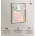 thumbnail image 2 of Lullaby in Pink Canvas Colorful Pastel Art by Art Remedy, Silver Frame, 36" x 54", 2 of 7