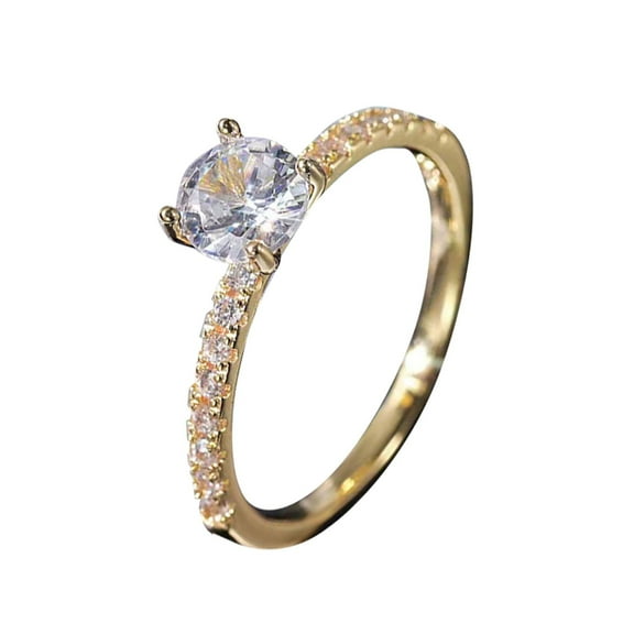 BNNG Cubic Zirconia Gemstone Octagon Ring Jewelry Wedding Ring Valentine's Day Ring Suitable As A Gift For Fans Friends And Relatives Solitaire Moissanite Engagement Ring