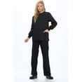 thumbnail image 6 of Natural Uniforms Women's Warm Up Jacket (Plus Sizes Available) (XXXX-Large, Black), 6 of 7