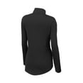 thumbnail image 4 of Sport Tek Adult Female Women Electric Heather Pullover Black Triad So 4X-Large, 4 of 4
