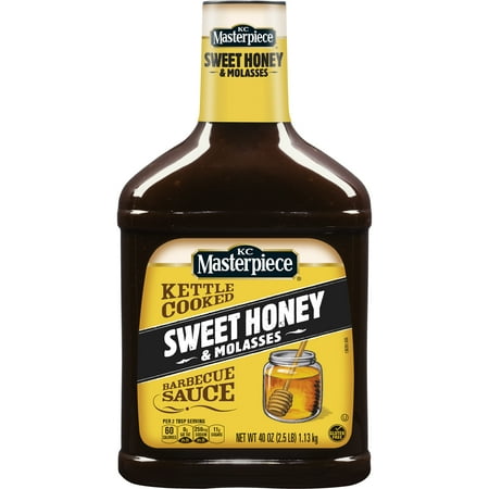 KC Masterpiece Sweet Honey and Molasses Barbecue Sauce, 40 oz