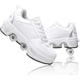 thumbnail image 1 of Chaussures de Patins à Roulettes Déformation Chaussures de Marche Automatiques avec Roue à Déformation à Double Rangée Chaussures de Patinage pour Adultes et Enfants, 1 of 5