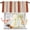 Red, Beige, variant on Kitchen Curtain Valance 54"x18",Blackout Rod Pocket Valances Rustic Sage Green Stripe on Linen Small Window Treatment Panel for Living Room Bedroom Bathroom Windows,Minimalist Line Texture