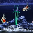 thumbnail image 3 of Unique Bargains Purple Aquarium Simulation Coral Orchid Flower Silicone Fluorescent Coral Glow Fish Tank Landscape Decor, 3 of 6