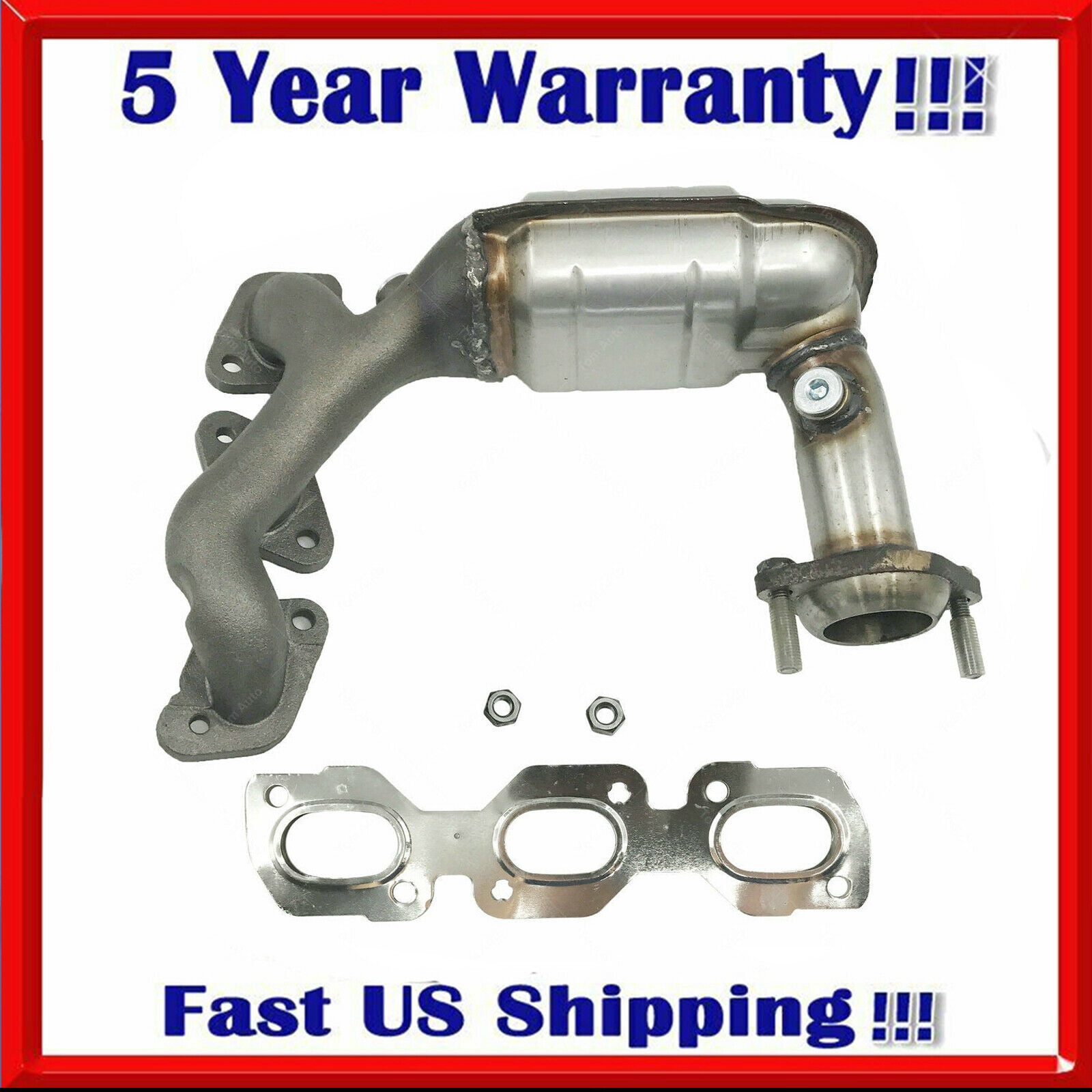 Catalytic Converter Manifold for 0107 Ford Escape & Mercury Mariner V6
