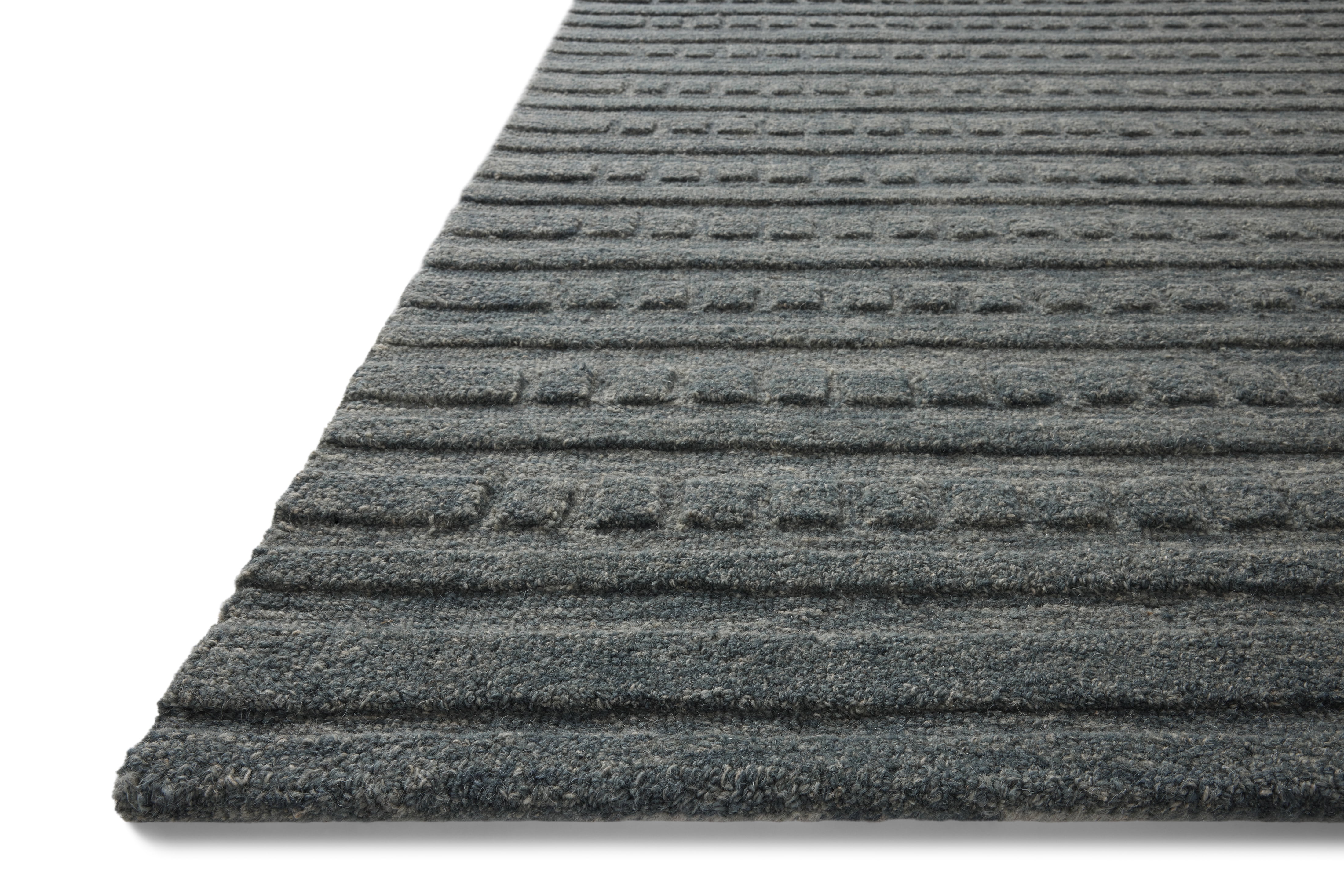Chris Loves Julia x Loloi Bradley Teal 18" x 18" Sample Rug