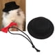 thumbnail image 5 of Ropa Para Mascotas, Conjunto De Sombrero Y Pajarita Para Hámster, Ajustable, Atractivo, Rígido, Multiusos Para Conejos Y Hámsters, 5 of 8