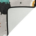 thumbnail image 5 of Dreamtimes Cute Halloween Theme Area Rug 72x48in Cartoon Pumpkin Ghost Non-Slip Floor Carpet Comfort Floor Mats Decor for Indoor Living Dining Room and Bedroom Area, 5 of 7