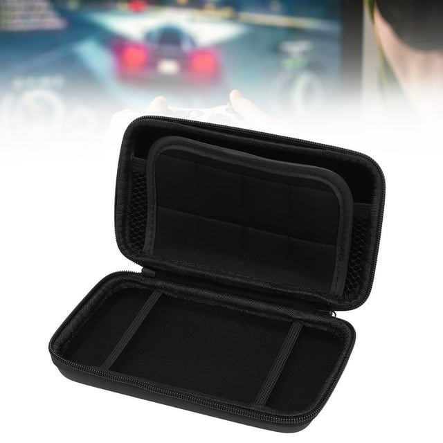 Étui de Transport Compatible avec pour New 2DS TG 2DS LL pour New 3DS 3DS, Résistant à l'Eau, Sac de Voyage à Coque Rigide avec 8 Emplacements pour Jeux, Pochette de Protection pour Console Portable