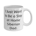 thumbnail image 2 of Love Siberian Cat Gifts, I Just Want to Be a Stay at Home Siberian Dad, Funny Holiday 11oz Mug From Friends, 2 of 2