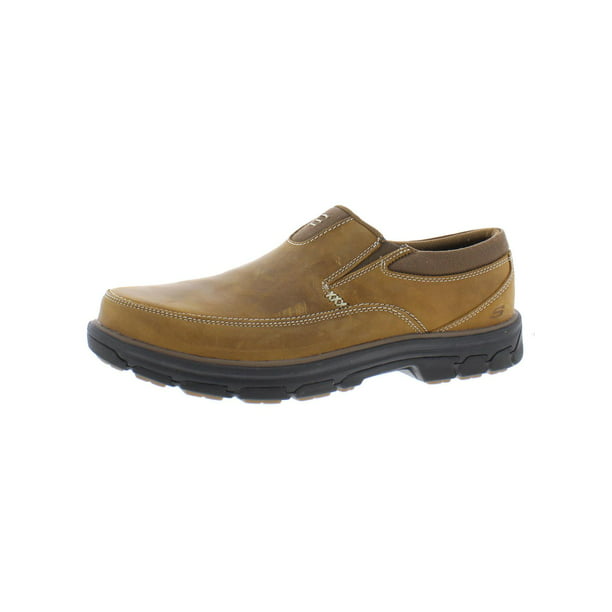 Skechers Mens Segment-The Search Leather Lifestyle Loafers - Walmart.com