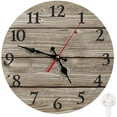 thumbnail image 4 of CNKOO Modern Simple Silent Wall Clock with Vintage Mid-Century Style Design for Living Room Bedroom Decor, 4 of 7