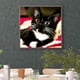 thumbnail image 2 of Cuadros Decorativos Kit de imagen de mosaico redondo completo de gato negro de bigote largo de pintura de diamante 30x30cm Ehuebsd  Nuevos Originales, 2 of 9