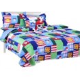 thumbnail image 2 of Juego de cama de 6 piezas con edredón y sábanas de piratas gemelos en bolsa para niños y adolescentes, 2 of 6