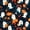 Deep Navy Orange, variant on Homewish Simple Halloween Spider Bed Sheets,Tiny Bug Print Full Size Sheets,Orange Black,4 Pieces,1 Flat Sheet,1 Fitted Sheet and 2 Pillowcases