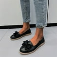 thumbnail image 2 of NOKIO Stylish Women'S Breathable Slip-On Flats Female Dress Shoes Women'S Flats Comfortable Ladies Fashion Solid Leather Bow Decorated Comfort Flat Bottom Casual Shoes, 2 of 9