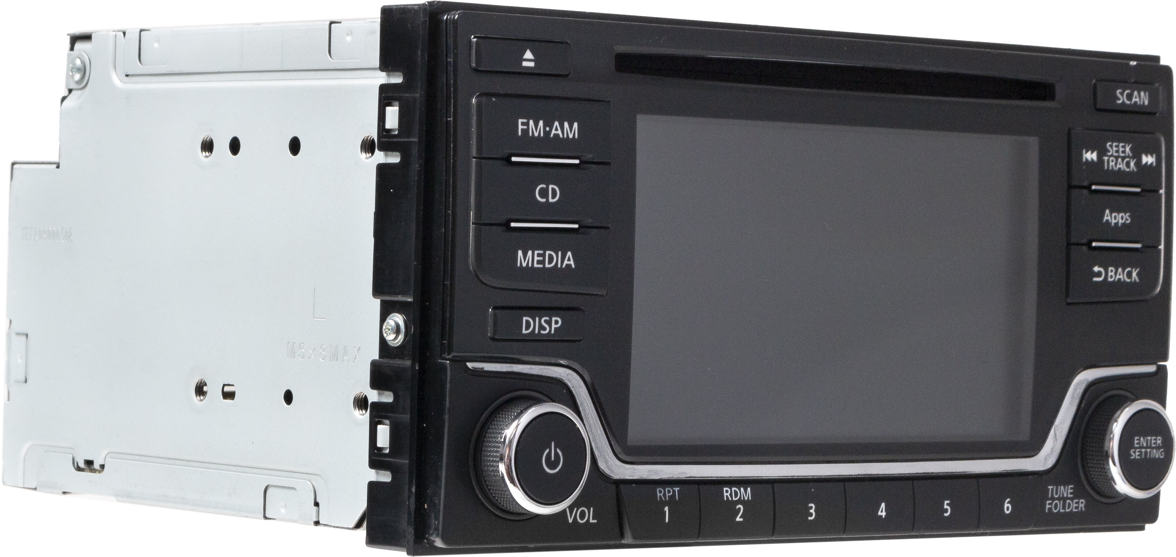 Restored 2015 Nissan Juke AM FM Radio Single Disc CD Multimedia Player Part ID 281853YM1A (Refurbished)