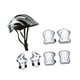 thumbnail image 3 of Juego de rodilleras y casco para patineta para niños, casco para bicicleta, 3 of 8