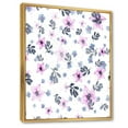 thumbnail image 3 of Designart 'Petals and Pink Flowers' Traditional Framed Canvas Wall Art Print, 3 of 5