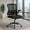 Black, variant on Mesh Office Chair with Flip-Up Armrests, Ergonomic Swivel Computer Desk Chair, for Home & Office, Black