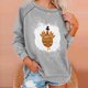 thumbnail image 2 of Sudaderas de Acción de Gracias Para Mujer Suéter de Cuello Redondo Blusa Suelta Tops Sin Capucha Odeerbi ODB204163, 2 of 7