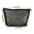thumbnail image 5 of Yammee Large Capacity Sheer Organizer Bag Makeup Toiletry Travel Organizer Durable Flocking Net Design Storage Pouches, 5 of 9