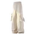 thumbnail image 1 of Pantalon Cargo pour Homme Coupe Décontractée Jambe Droite à Cordon Taille Élastique Pantalon Décontracté pour Homme Pantalon de Randonnée Pantalon Jogger pour Homme avec Poches, 1 of 5