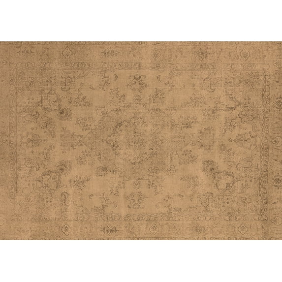 Ahgly Company Indoor Rectangle Oriental Brown Industrial Area Rugs, 2' x 4'