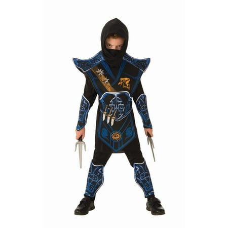 BOY BLUE BATTLE NINJA HALLOWEEN COSTUME - Walmart.com