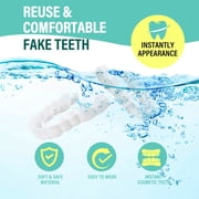 Fake Teeth, Denture Teeth, Confidence Smile Temporary Teeth