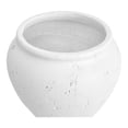 thumbnail image 3 of Moe's Home Collection Nisso Decorative Vessel 10In White Stone Vases, 3 of 3