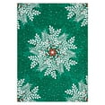 thumbnail image 2 of Christmas Area Rug, Non-Slip Washable Snowflake Living Room Rug, Soft Low Pile Rug Holiday Decor Xmas Floor Carpet for Living Room, Bedroom, 2 of 12