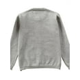 thumbnail image 2 of Boys Girls Childrens School Sweatshirt Sweater Jumper Top Button Down Crew Neck, 2 of 6