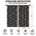 thumbnail image 2 of Blackout Kids Curtains,DarkBlue Dinosaurs Pattern Childrens Insulated Curtains Set Of 2,Bedroom Essentials,Toddler Room Decor 42"x84", 2 of 5