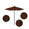 thumbnail image 2 of California Umbrella  7.5' Rd.. Aluminum Frame, Fiberglass Rib Market Umbrella, Push Open, Bronze Finish, Olefin Fabric Terracotta, 2 of 5