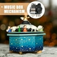 WAXIAYU Golden Wind Up Music Box Movement for DIY Mini Boxes