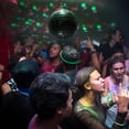 thumbnail image 4 of Bola de espejo de luz disco que gira la bola de luz colgante para fiesta para fiesta, 4 of 8