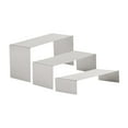 thumbnail image 1 of Colaxi 3 Pieces Riser Display Stands Cupcake Holder Handbag Shoe Display Racks Display Shelf for Purse Figures Jewelry Dessert Shops Brushed, 1 of 8