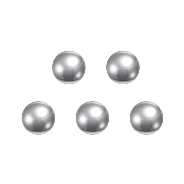 Unique Bargains 7,5 Mm Roulements en Acier Chromé Boules G3 Précision 5 Pack